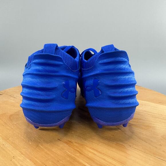 Under Armour Blur Smoke 2.0 MC Suede Mens Size 9 Football Cleats Team Blue - Picture 4 of 9